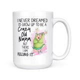 Crazy Old Nana | Mug