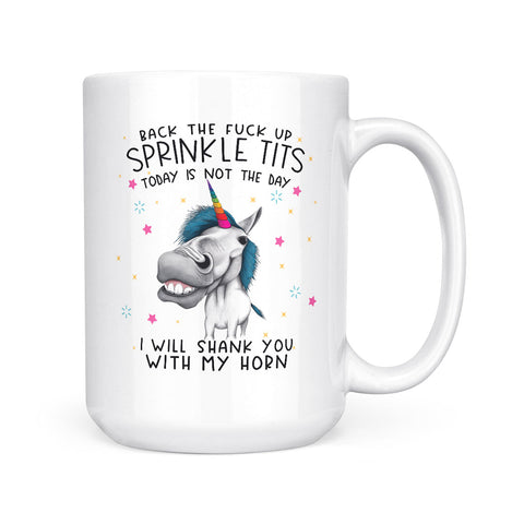 Back The Fuck Up Sprinkle Tits | Mug