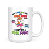 With A Fuck Fuck Here | Mug