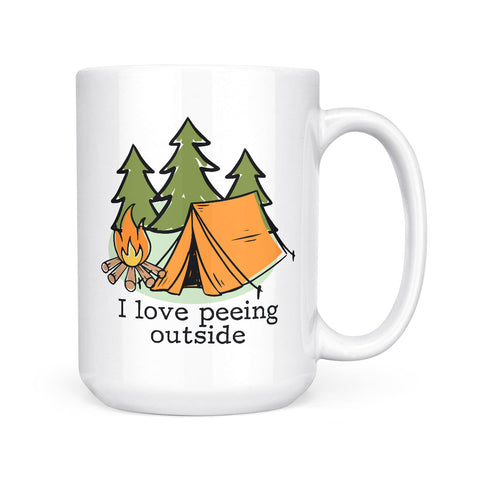 I Love Peeing Outside | Mug