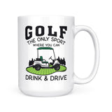 Golf Drink & Drive | Mug