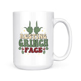 Resting Grinch Face | Mug