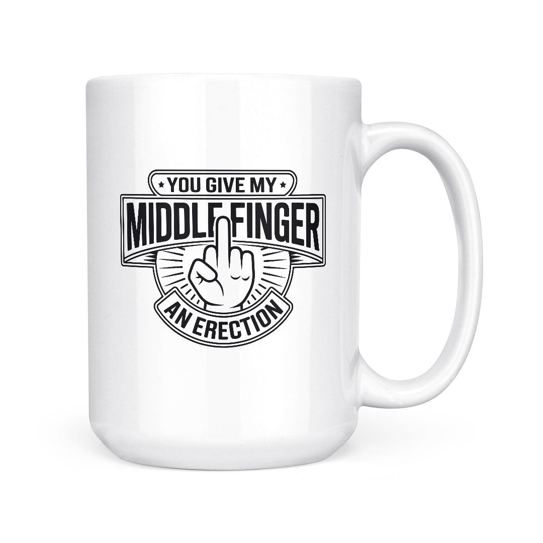 Middle Finger Erection | Mug