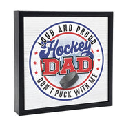 Hockey Dad | 'Chunky' Wood Sign