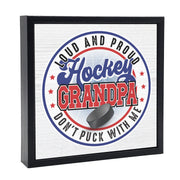 Hockey Grandpa | 'Chunky' Wood Sign