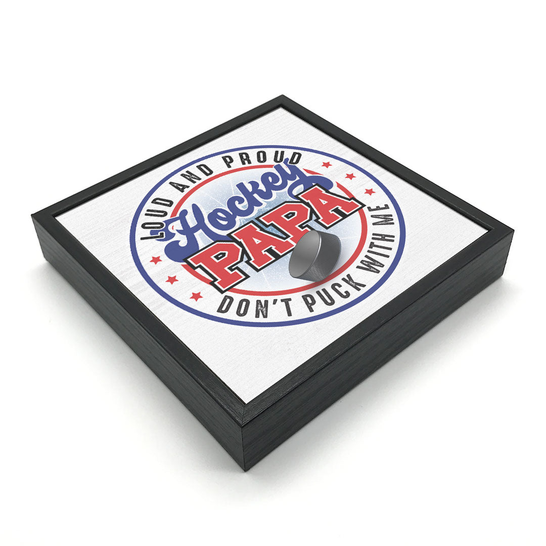 Hockey Papa | Wood Sign