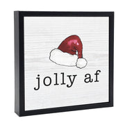 Jolly AF | 'Chunky' Wood Sign