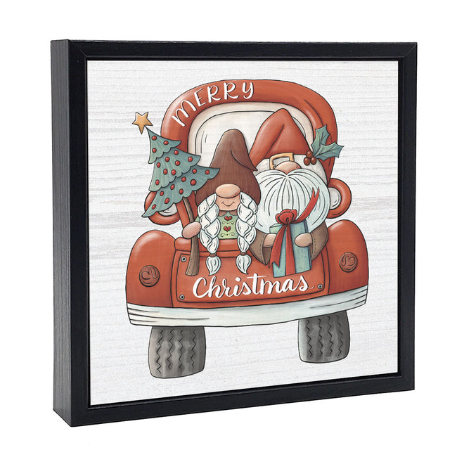Merry Christmas Truck | 'Chunky' Wood Sign
