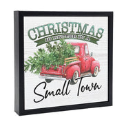 Christmas Is Better In A Small Town | 'Chunky' Wood Sign