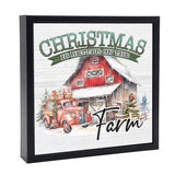 Christmas Is Better On The Farm | 'Chunky' Wood Sign