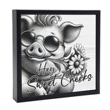 Hey Sweet Cheeks | Wood Sign