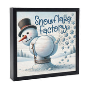 Snowflake Factory | Wood Sign