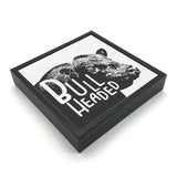 Bull Headed | Wood Sign