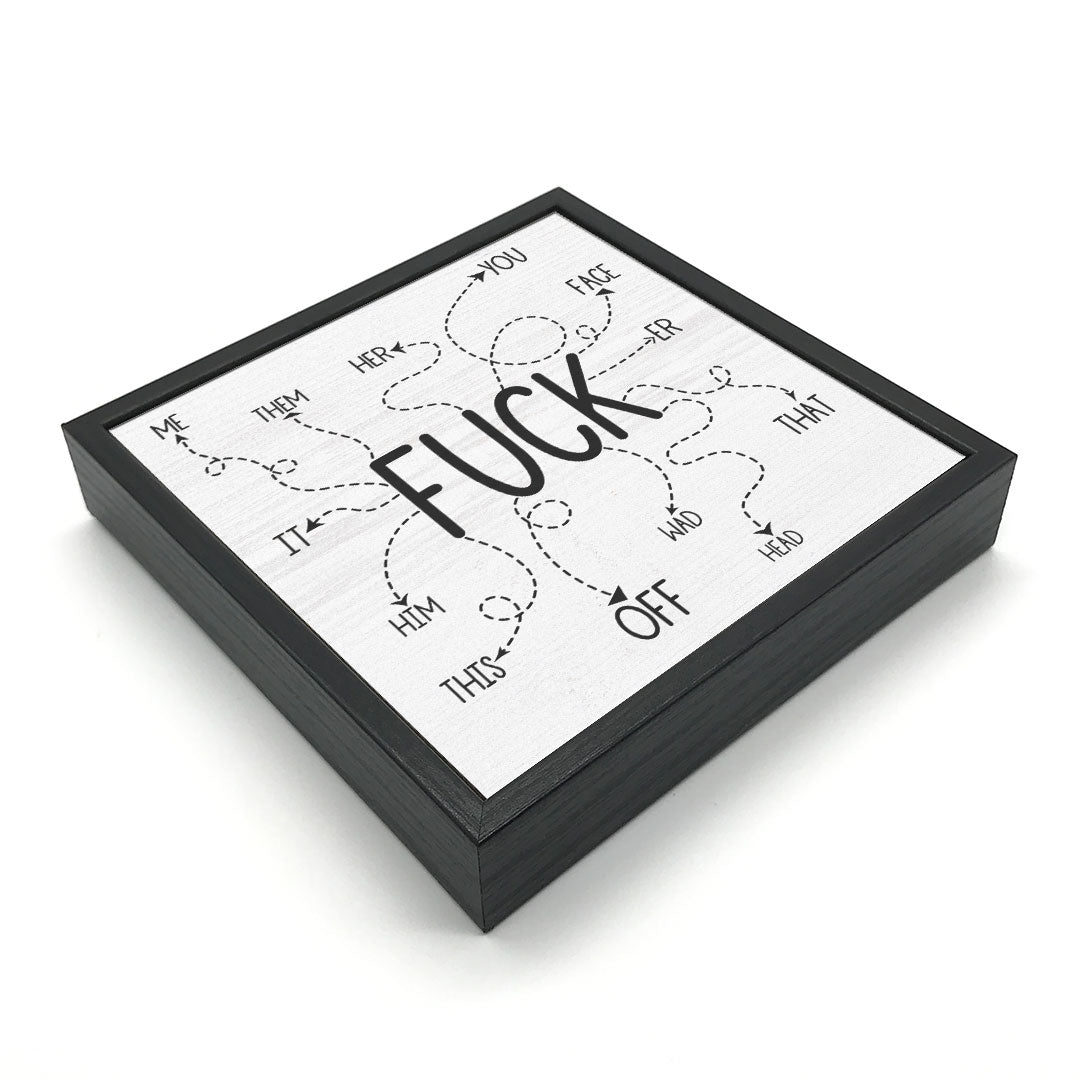 Fuck List | Wood Sign