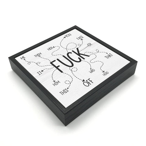 Fuck List | Wood Sign