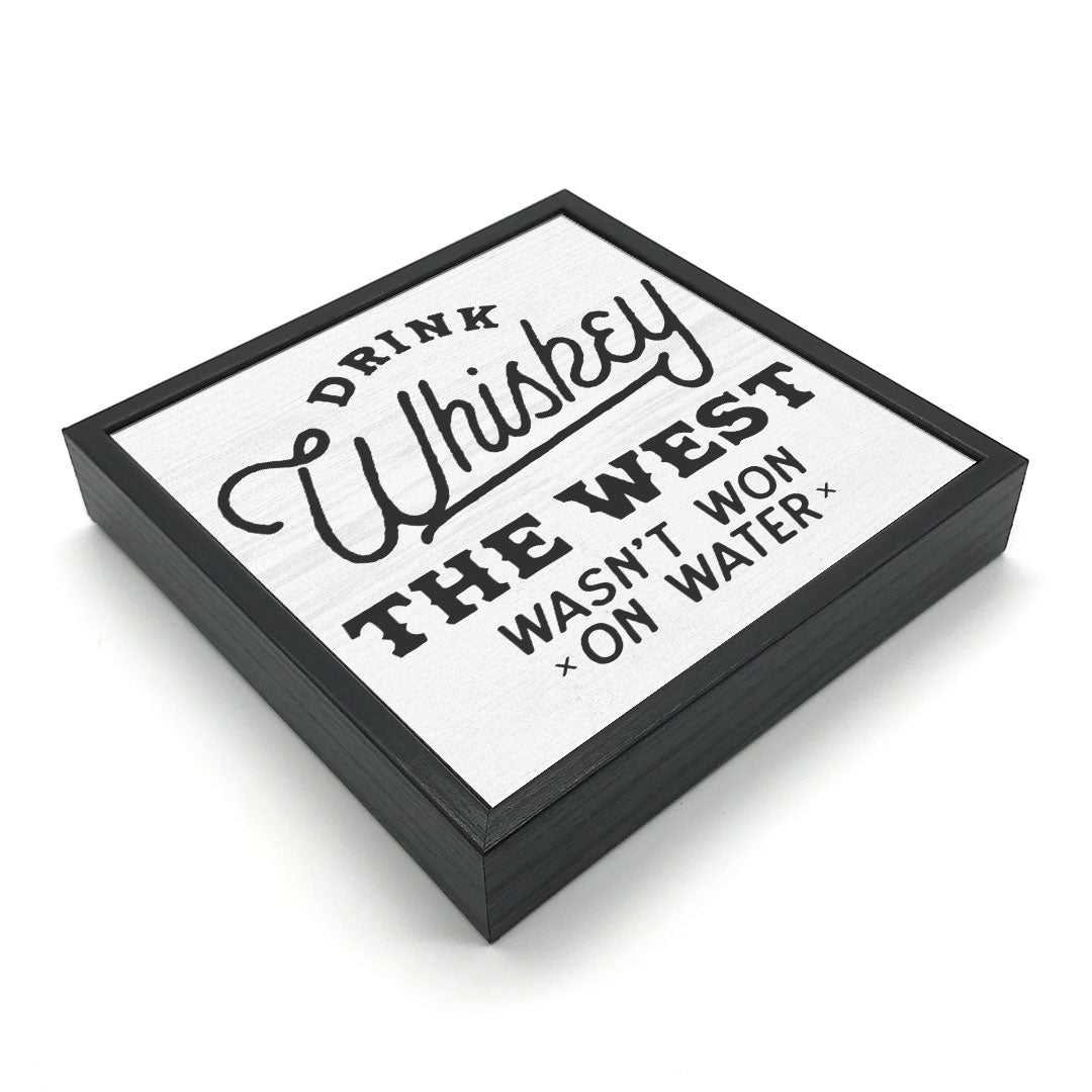 Drink Whiskey | Wood Sign