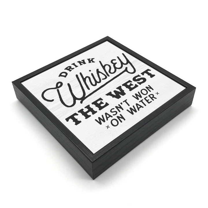 Drink Whiskey | Wood Sign