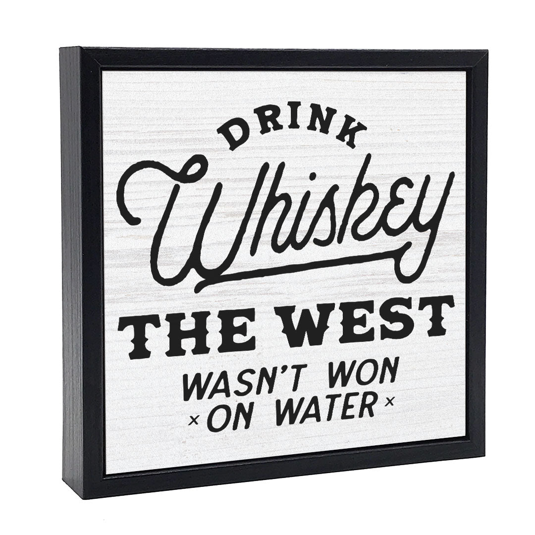 Drink Whiskey | Wood Sign
