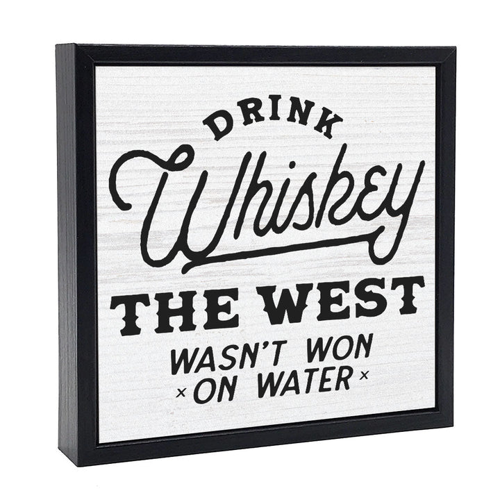 Drink Whiskey | Wood Sign