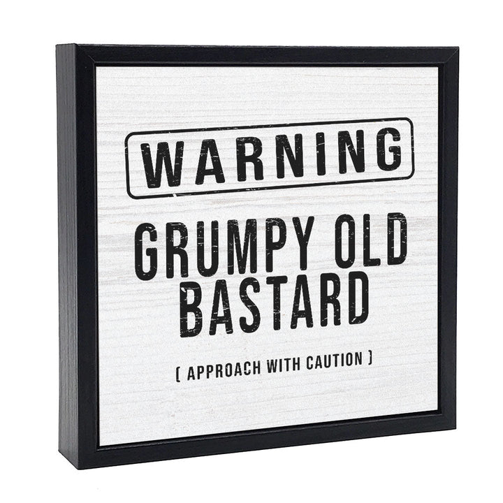 Grumpy Old Bastard | Wood Sign