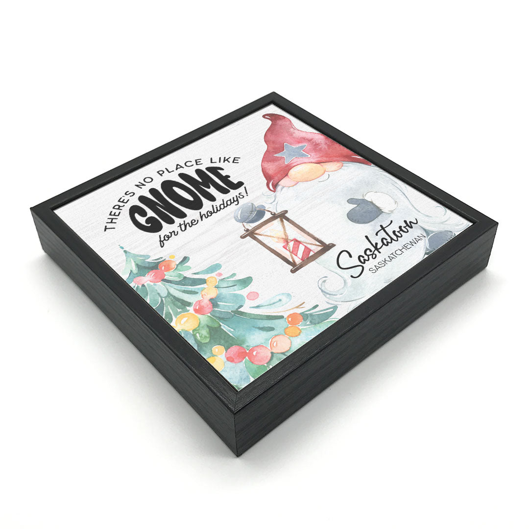 No Place Like Gnome PERSONALIZED | Wood Sign