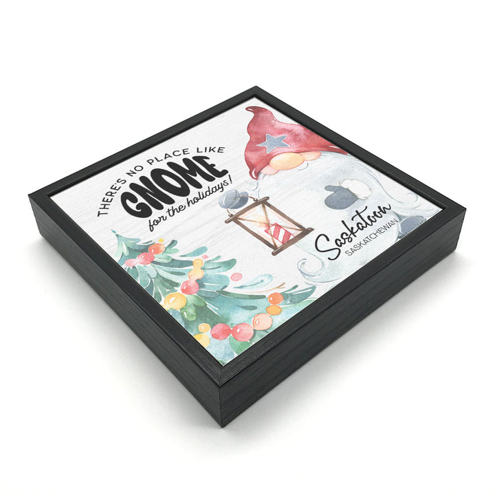 No Place Like Gnome PERSONALIZED | Wood Sign