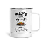 An Old Camper Lives Here | Mug