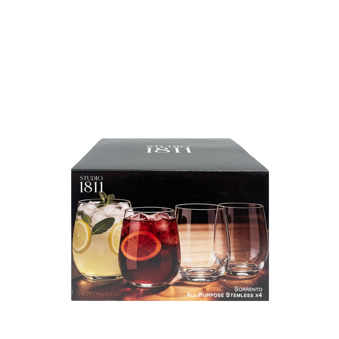 Sorrento Stemless Glasses 540ml | Set of 4
