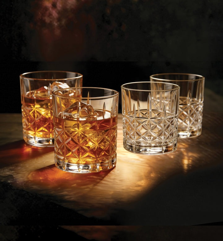 Verona Double Old Fashioned Glasses 350ml | Set of 4