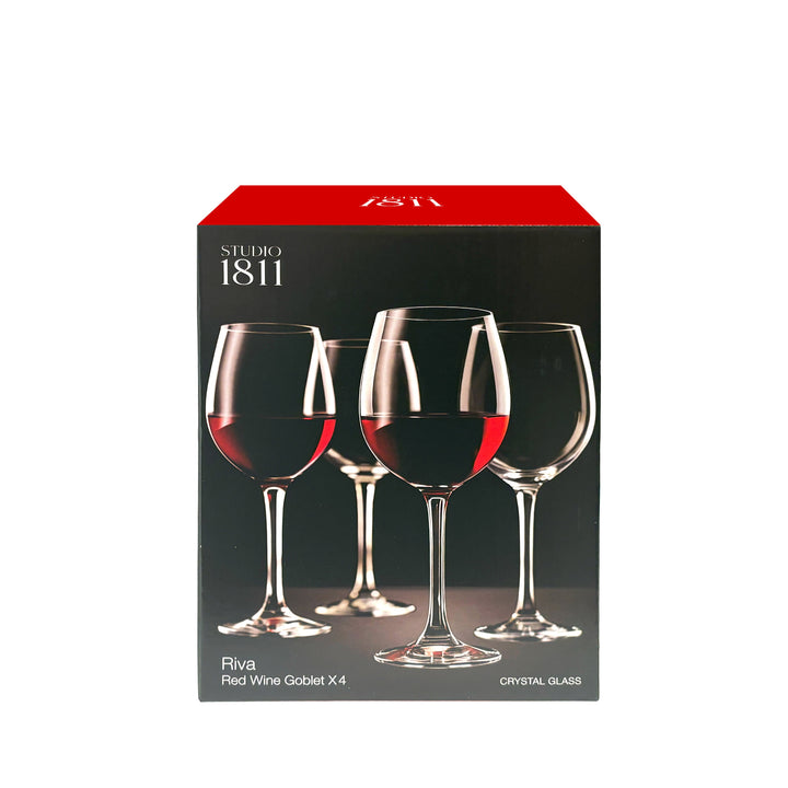Riva Red Wine Goblets 545ml | Set of 4
