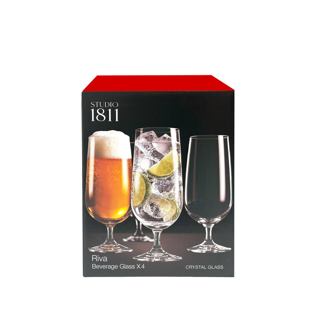 Riva Beverage Glasses 420ml | Set of 4