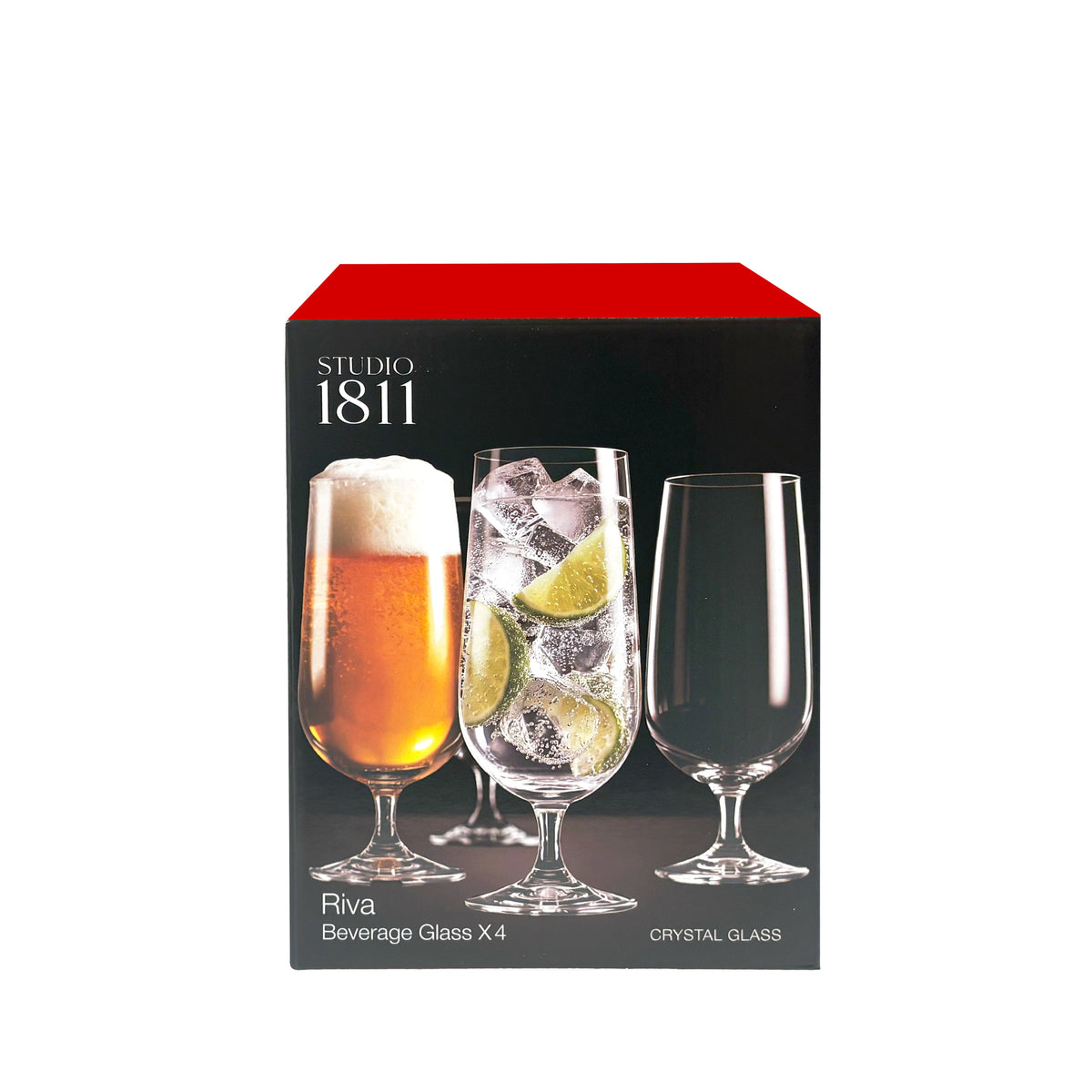 Riva Beverage Glasses 420ml | Set of 4