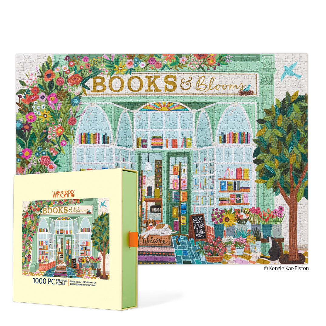 Books and Blooms | 1000 Piece Puzzle
