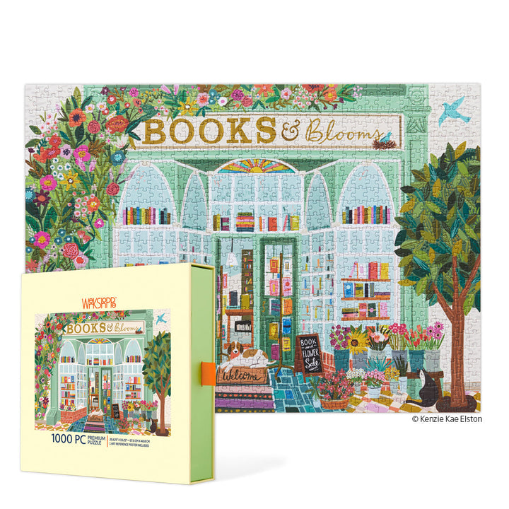 Books and Blooms | 1000 Piece Puzzle