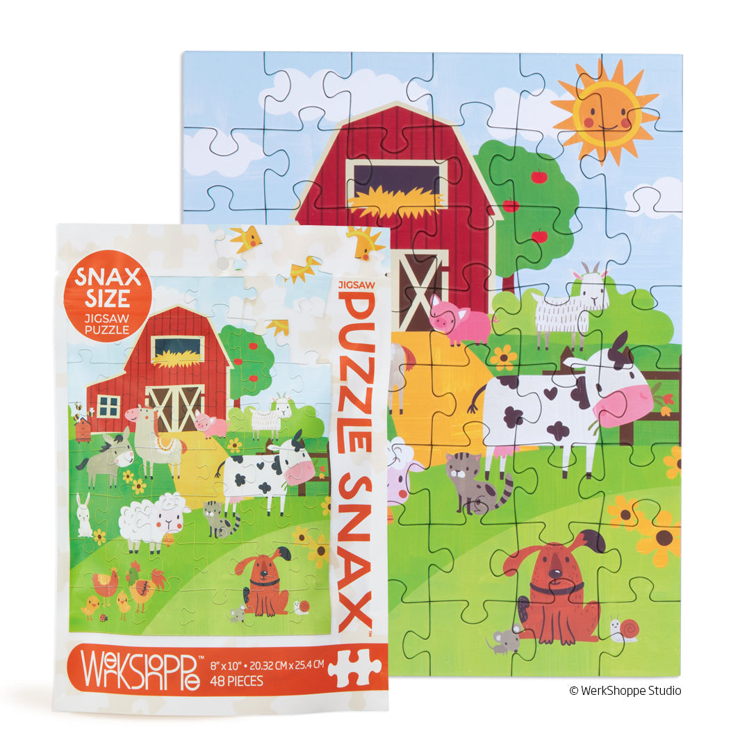 Farm Life | 48 Piece Puzzle Snax