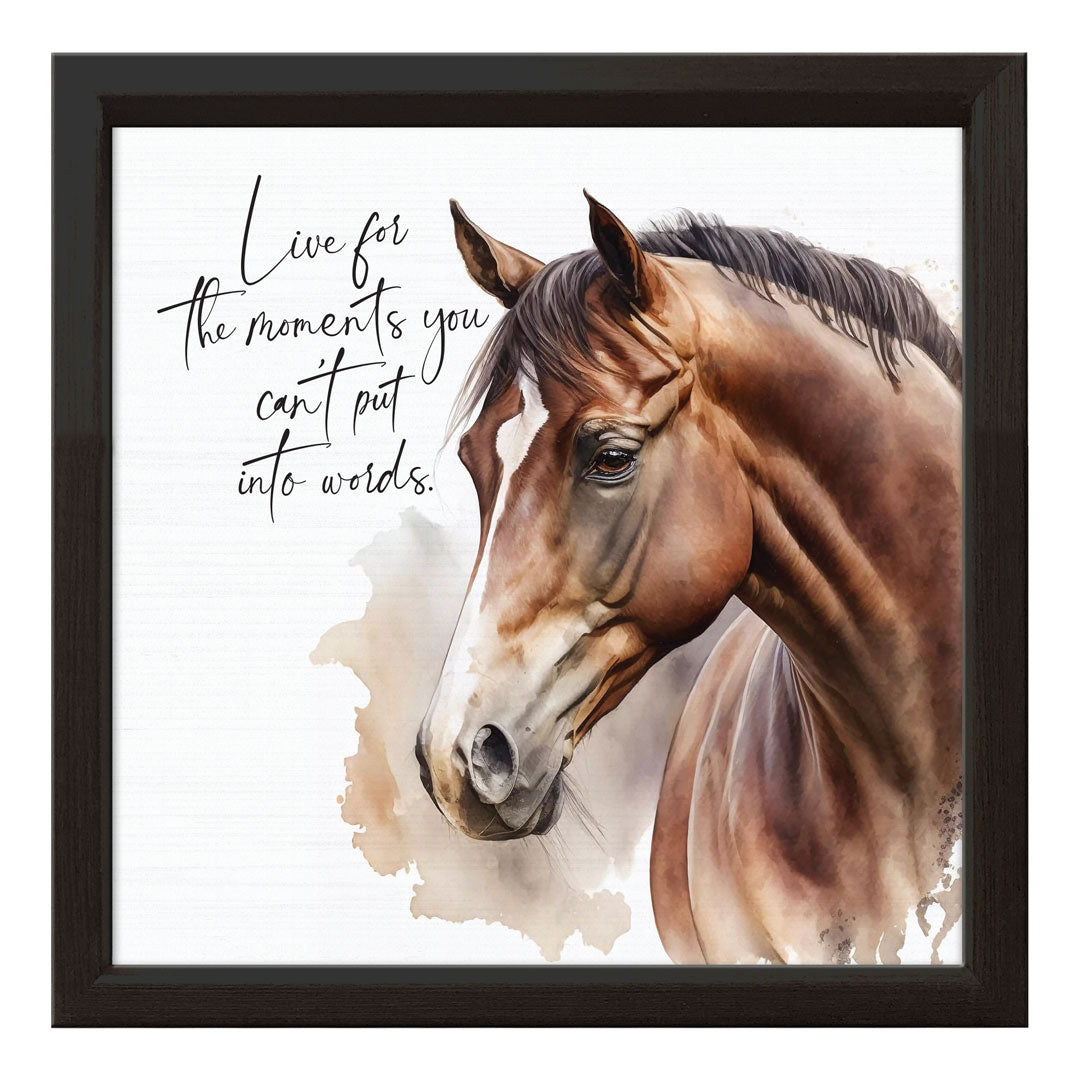Live For The Moments | Wood Sign