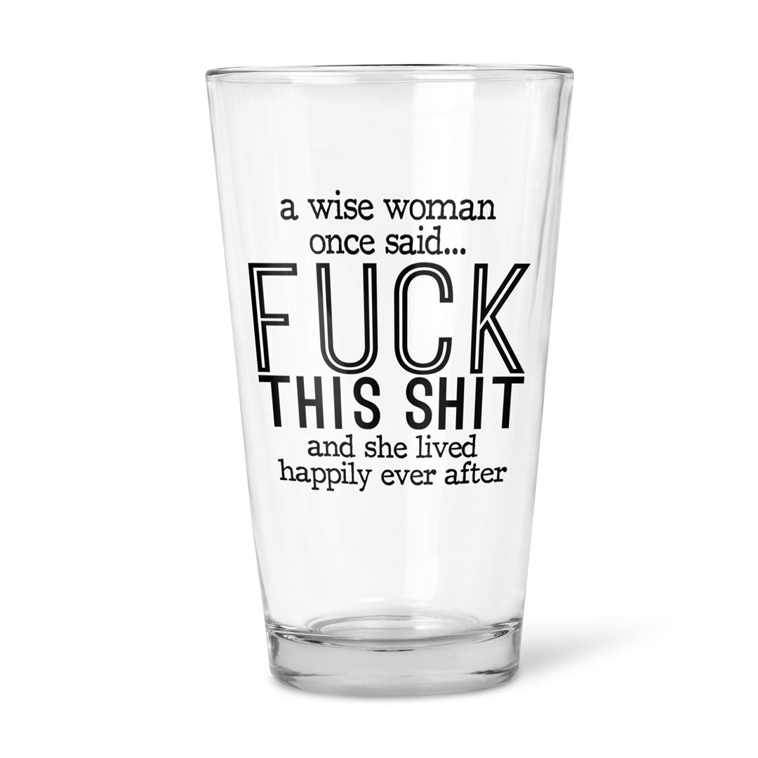 A Wise Woman | Beer Glass