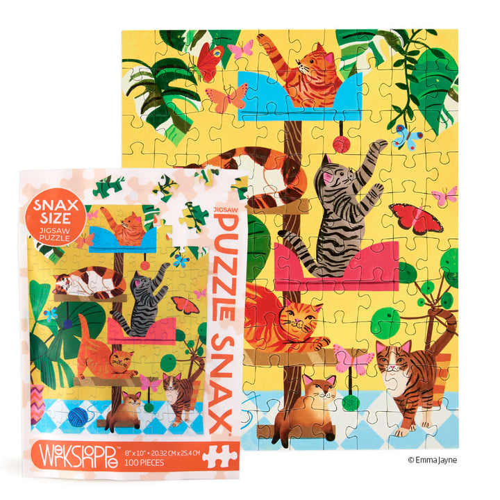 Cat Tree | 100 Piece Puzzle Snax