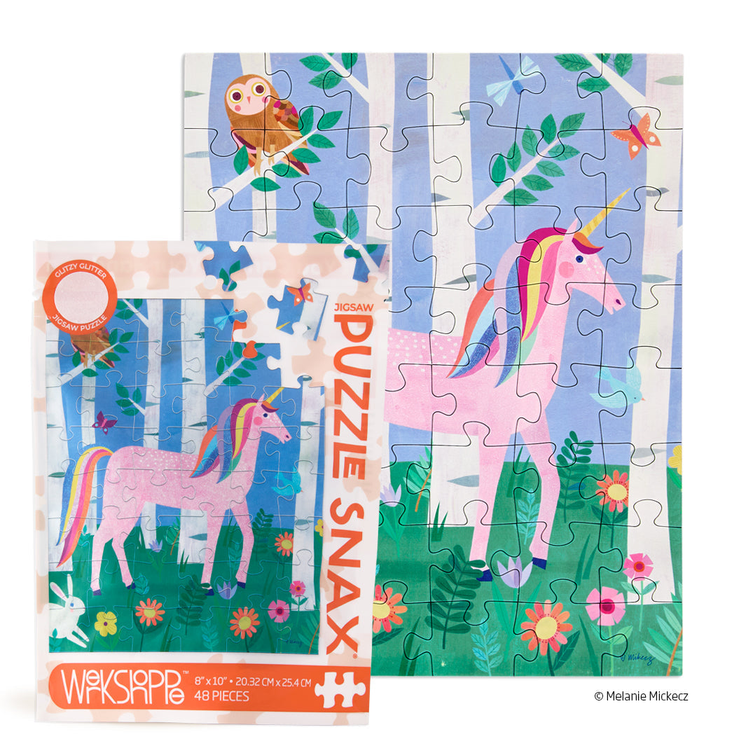 Unicorn Forest | 48 Piece Puzzle Snax