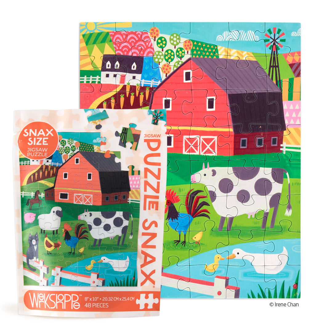 Farm Friends | 48 Piece Puzzle Snax