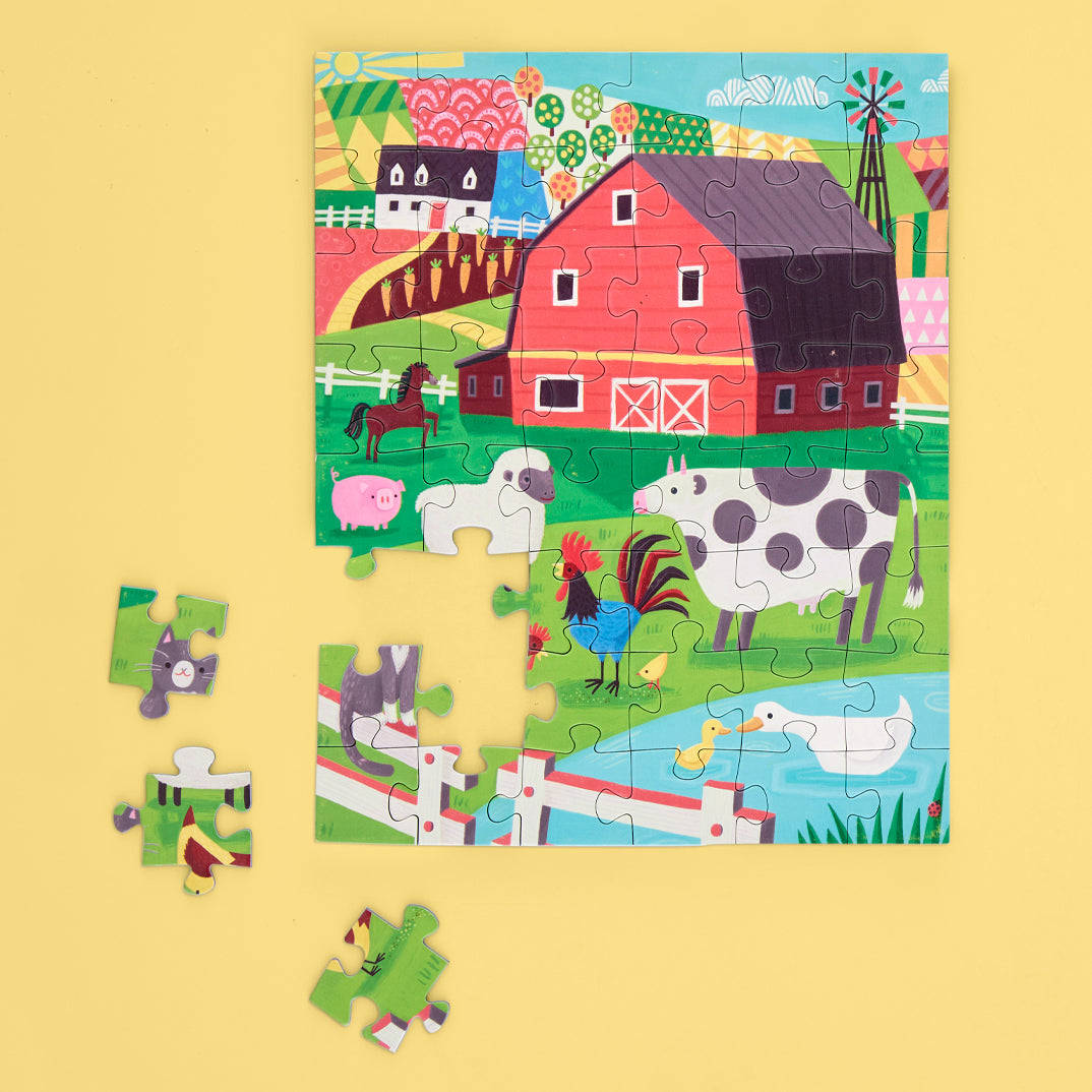 Farm Friends | 48 Piece Puzzle Snax