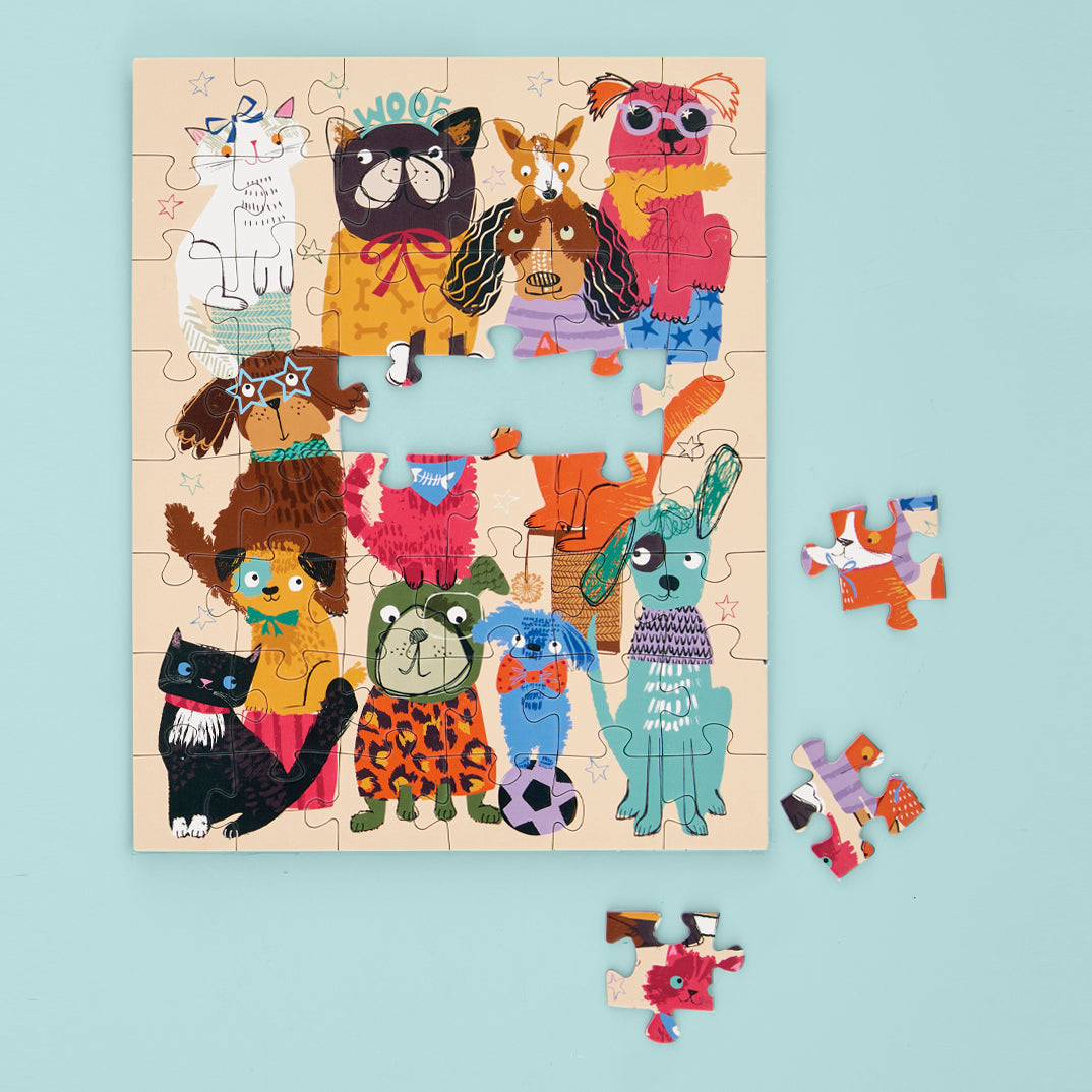 Fur Babies | 48 Piece Puzzle Snax