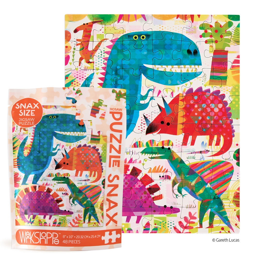 Dinosaur Day | 48 Piece Puzzle Snax