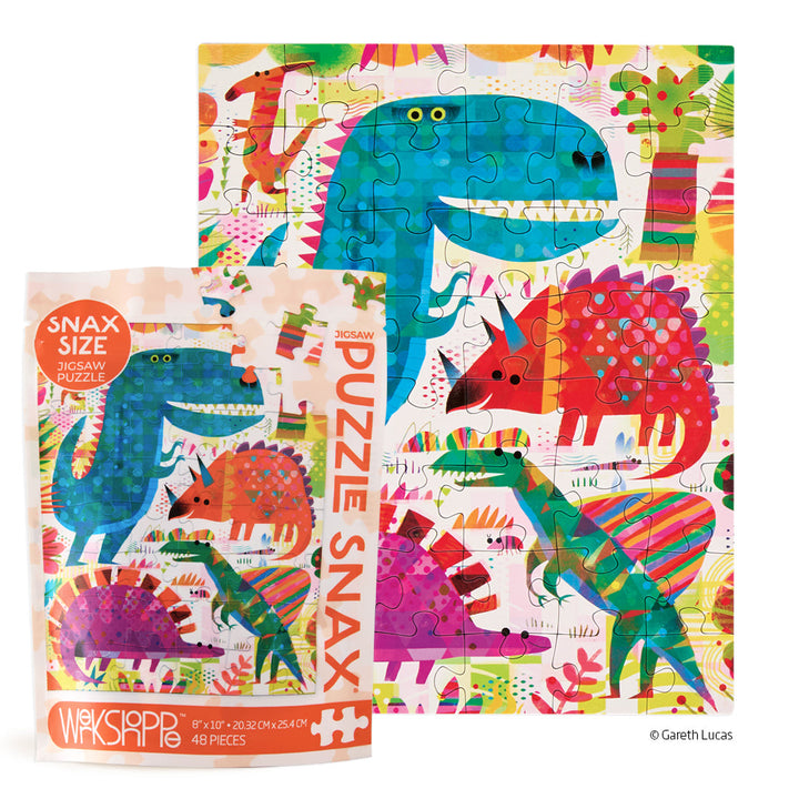 Dinosaur Day | 48 Piece Puzzle Snax
