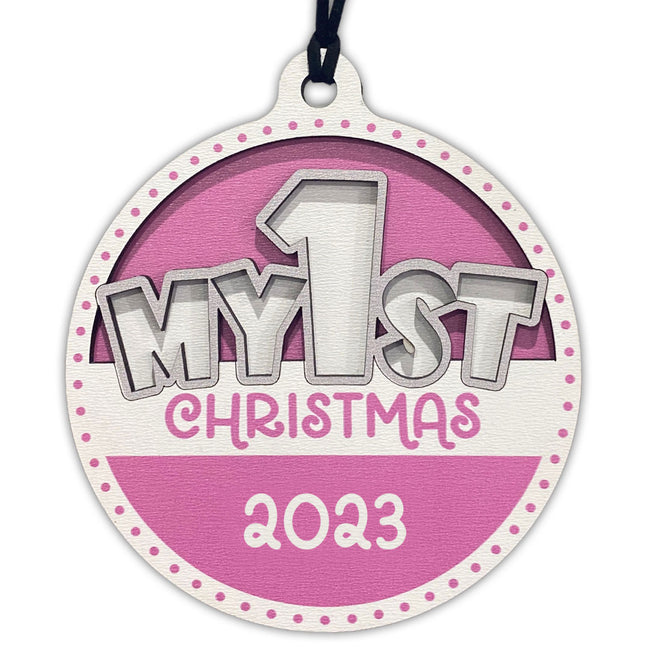 My First Christmas - Pink | Ornament