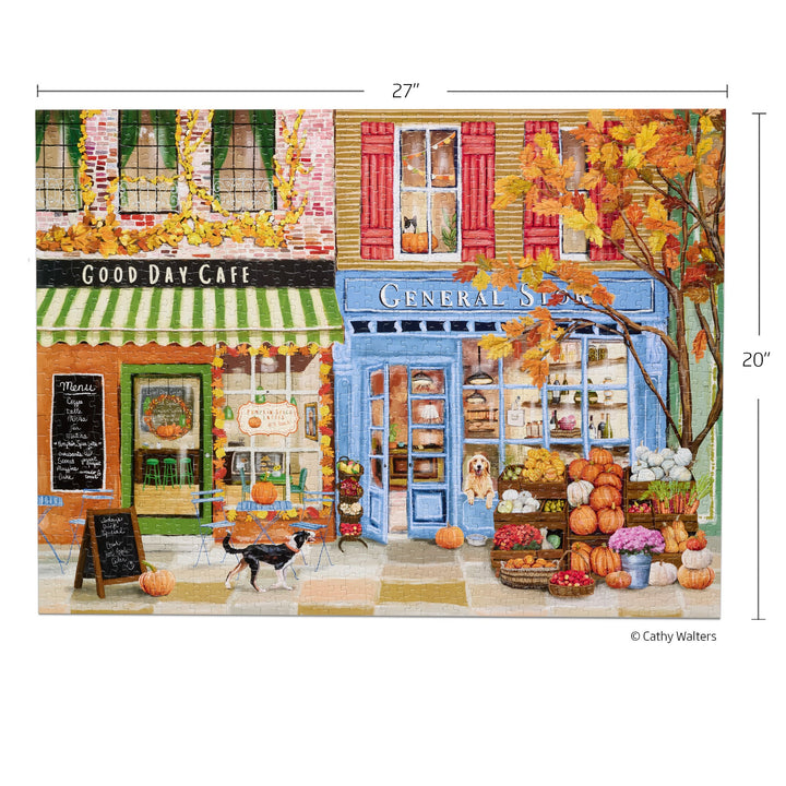 Autumn on Main | 1000 Piece Puzzle