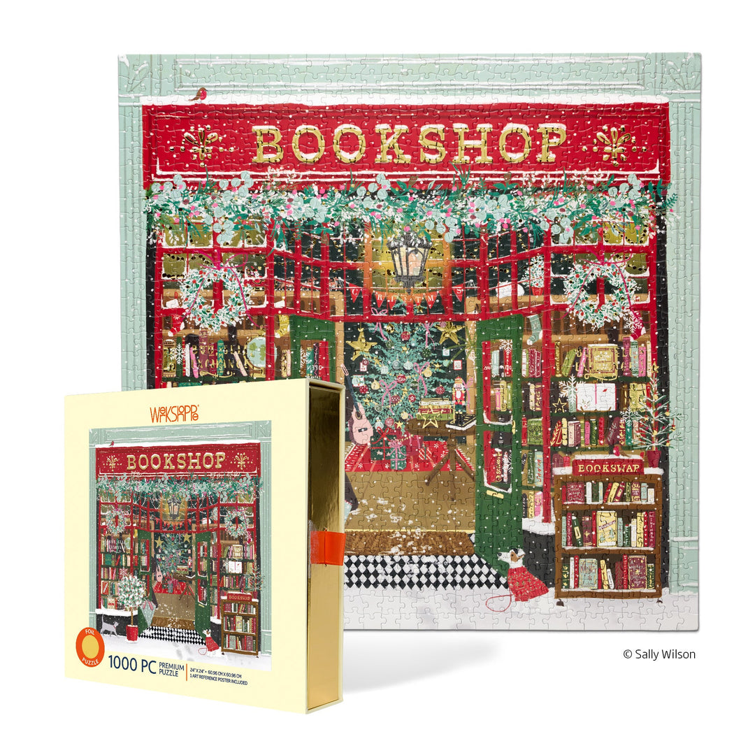 Festive Bookshop | 1000 Piece Puzzle