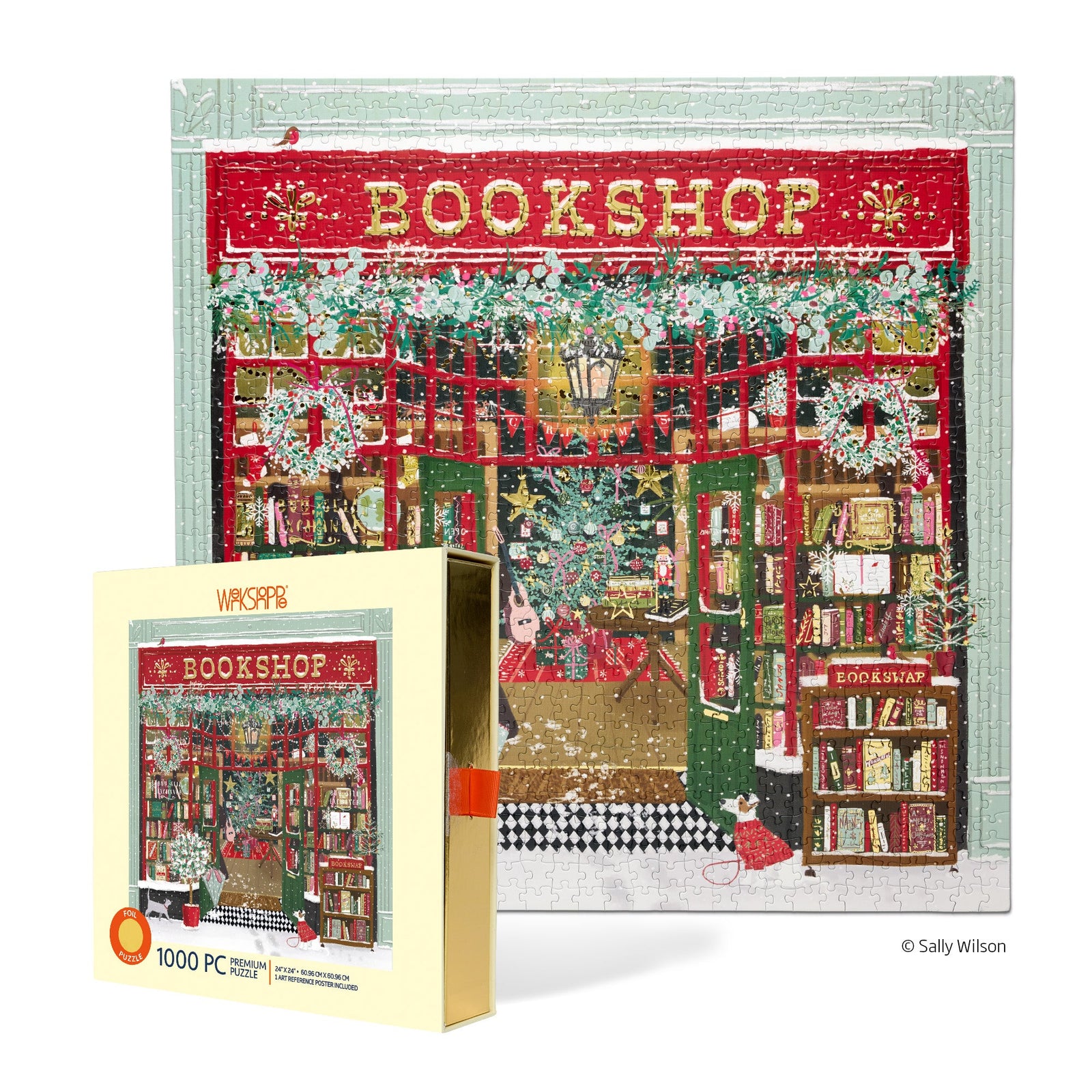 Festive Bookshop | 1000 Piece Puzzle