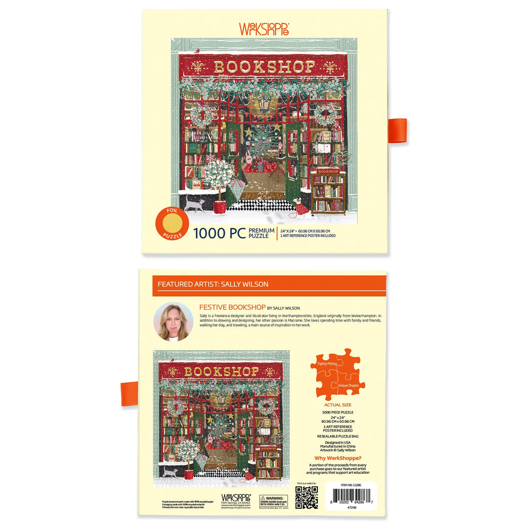 Festive Bookshop | 1000 Piece Puzzle
