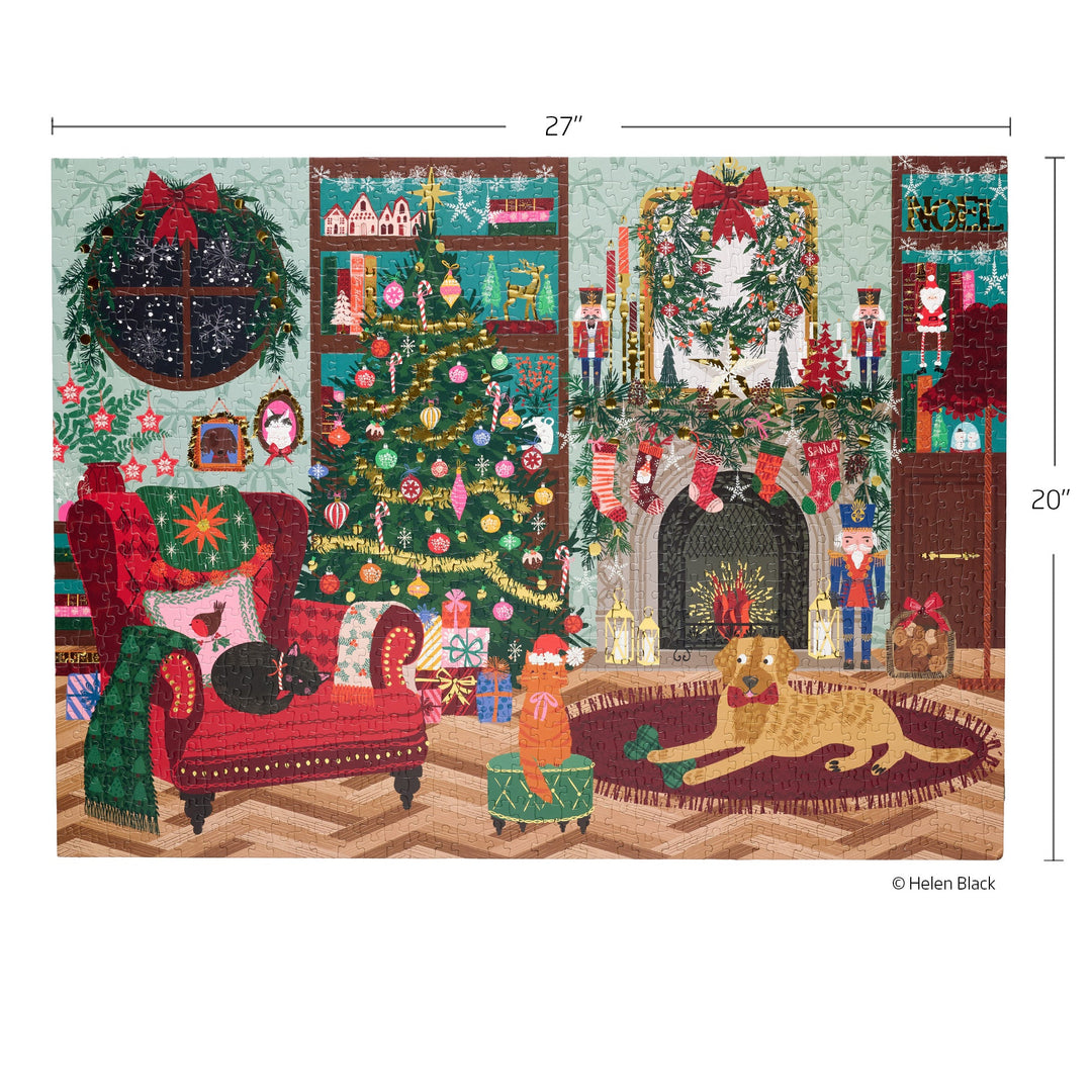 Festive Family Room | 1000 Piece Puzzle